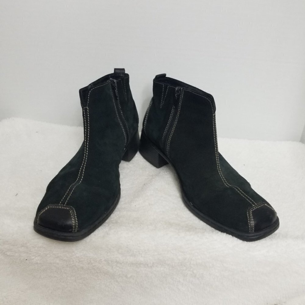 Josef Seibel suede/leather ankle boots